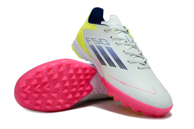 Adidas F50 Pro TF Artificial Turf Soccer Shoes - Almost Blue/Semi Lucid Blue/Semi Solar Yellow