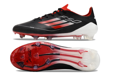 Adidas F50 Elite FG Firm Ground Soccer Cleats - Black/Red/White