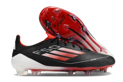 Adidas F50 Elite FG Firm Ground Soccer Cleats - Black/Red/White