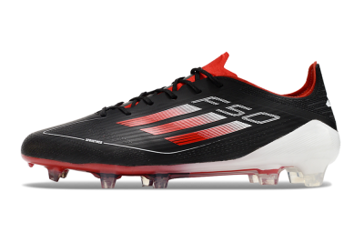 Adidas F50 Elite FG Firm Ground Soccer Cleats - Black/Red/White
