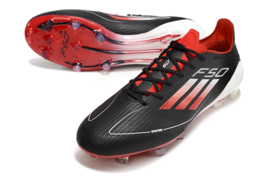 Adidas F50 Elite FG Firm Ground Soccer Cleats - Black/Red/White