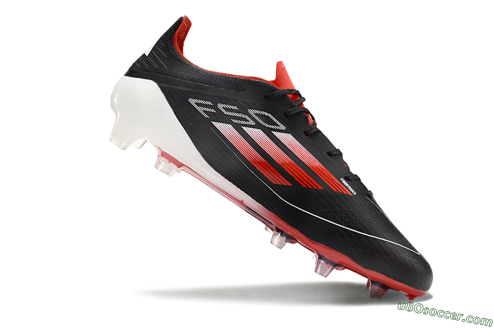Adidas F50 Elite FG Firm Ground Soccer Cleats - Black/Red/White 4
