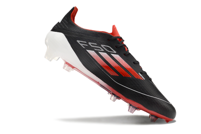 Adidas F50 Elite FG Firm Ground Soccer Cleats - Black/Red/White