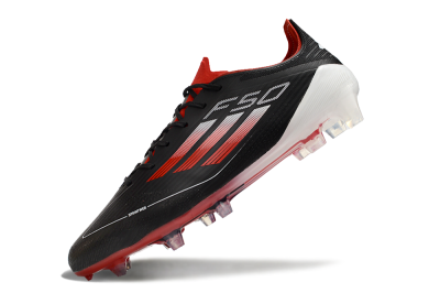 Adidas F50 Elite FG Firm Ground Soccer Cleats - Black/Red/White