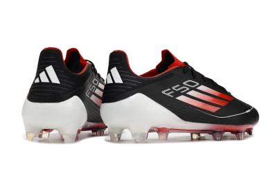 Adidas F50 Elite FG Firm Ground Soccer Cleats - Black/Red/White