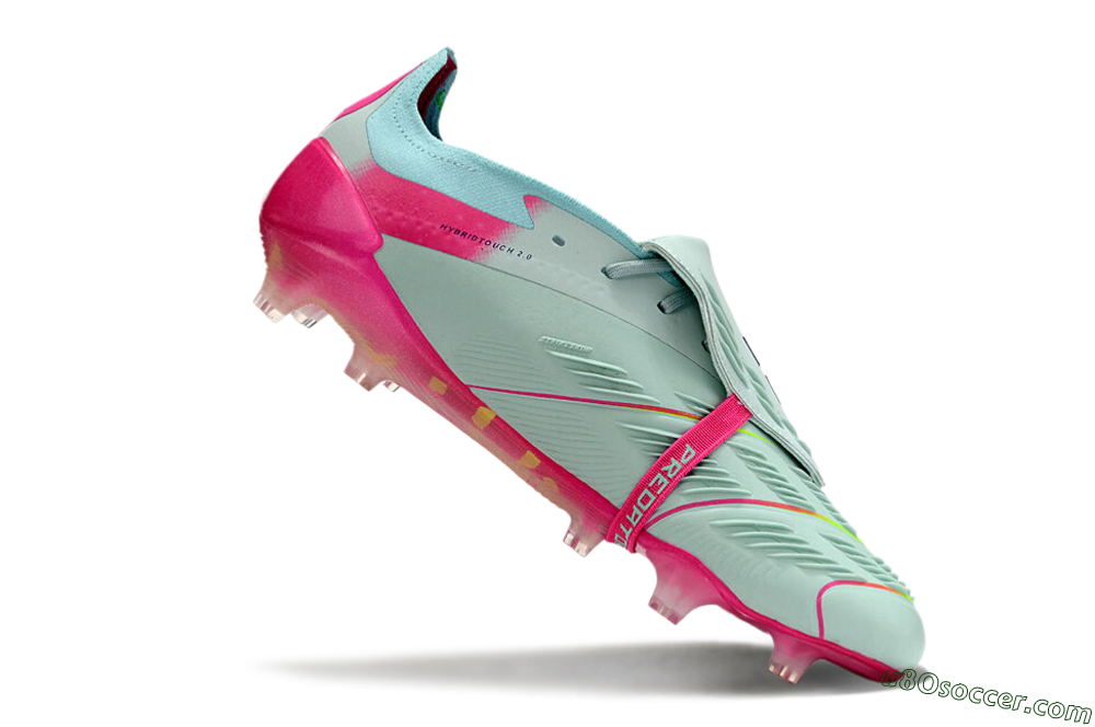 Adidas Predator Elite Foldover Tongue FG Firm Ground Soccer Cleats - Blue/Purple/Pink 4