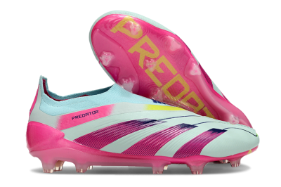 Adidas Predator Accuracy+ FG Firm Ground Soccer Cleats - Blue/Purple/Pink