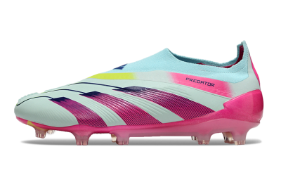 Adidas Predator Accuracy+ FG Firm Ground Soccer Cleats - Blue/Purple/Pink