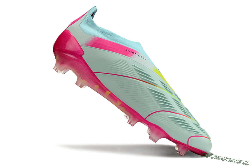 Adidas Predator Accuracy+ FG Firm Ground Soccer Cleats - Blue/Purple/Pink 4