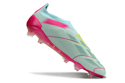 Adidas Predator Accuracy+ FG Firm Ground Soccer Cleats - Blue/Purple/Pink
