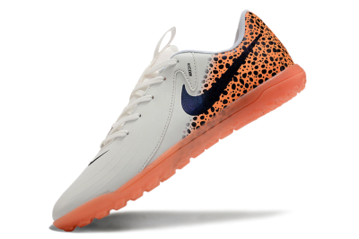 Nike Jr. Phantom GX 2 Academy TF Artificial Turf Soccer Shoes - White/Black/Leopard