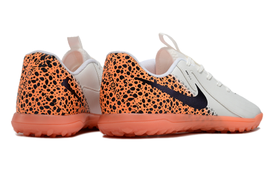 Nike Jr. Phantom GX 2 Academy TF Artificial Turf Soccer Shoes - White/Black/Leopard