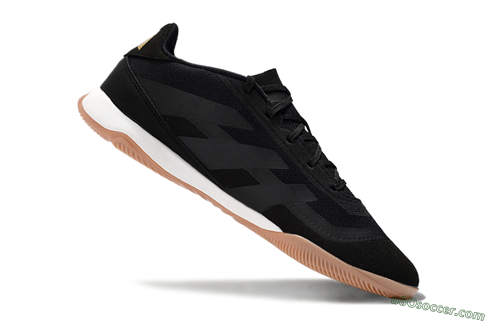 Adidas Predator Elite 24 IC Indoor & Futsal Soccer Shoes - Black/White/Brown 4