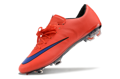 Nike Mercurial Vapor 10 FG Firm Ground Soccer Cleats - Red/Blue/Black