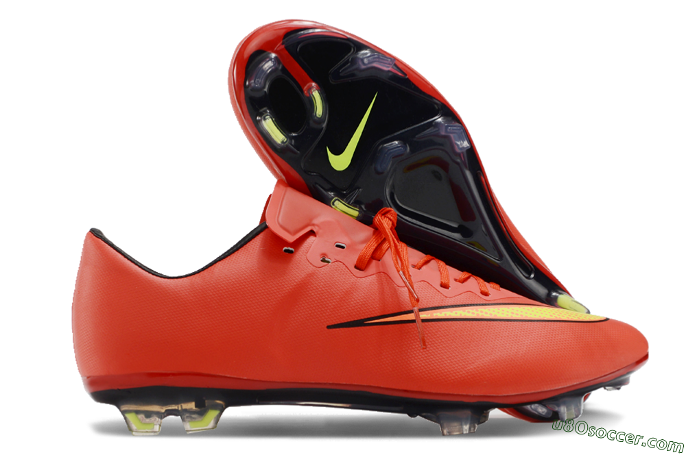 Nike Mercurial Vapor 10 FG Firm Ground Soccer Cleats - Red/Yellow/Black 1