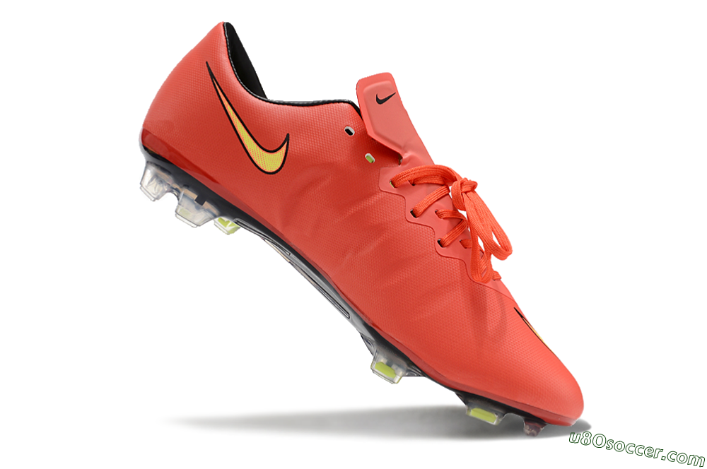 Nike Mercurial Vapor 10 FG Firm Ground Soccer Cleats - Red/Yellow/Black 4