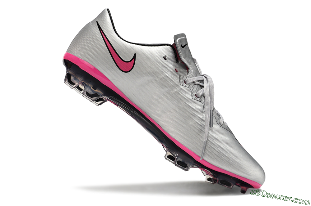 Nike Mercurial Vapor 10 FG Firm Ground Soccer Cleats - Silver/Pink/Black 4