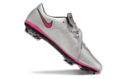 Nike Mercurial Vapor 10 FG Firm Ground Soccer Cleats - Silver/Pink/Black