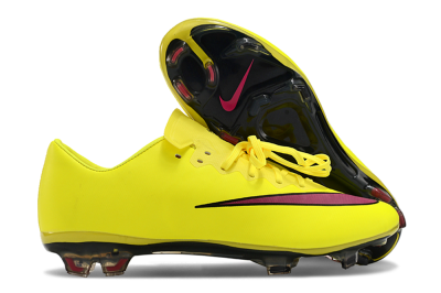 Nike Mercurial Vapor 10 FG Firm Ground Soccer Cleats - Yellow/Black/Red