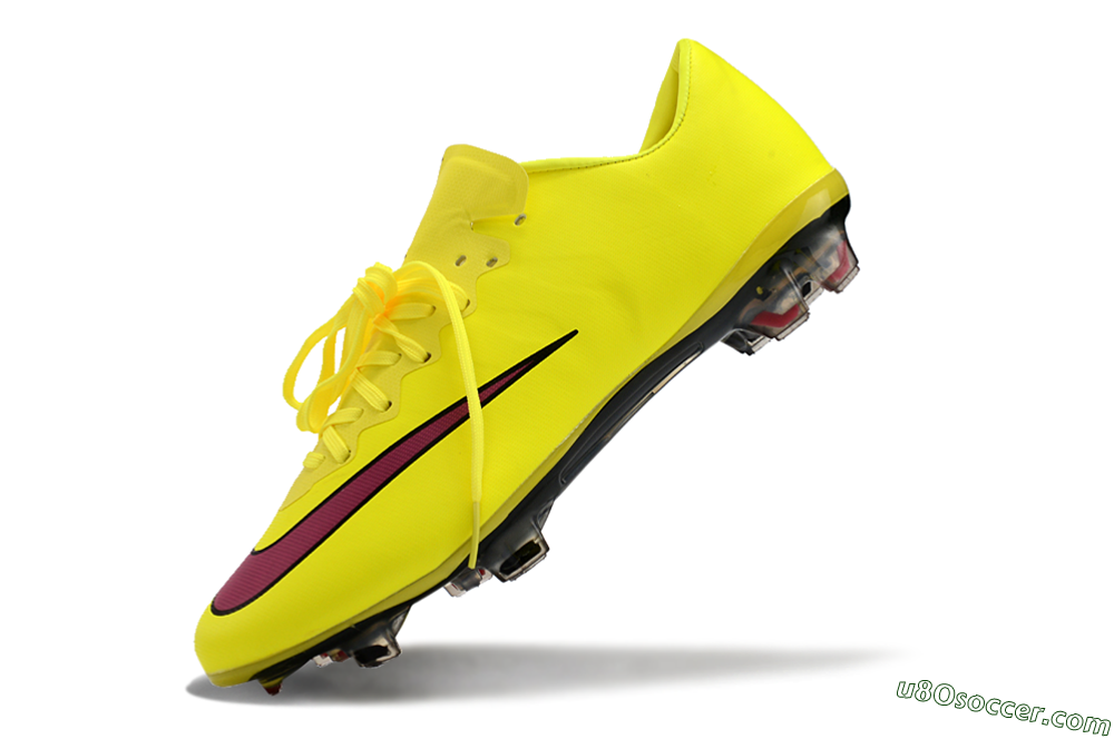 Nike Mercurial Vapor 10 FG Firm Ground Soccer Cleats - Yellow/Black/Red 5