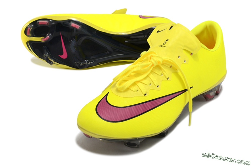 Nike Mercurial Vapor 10 FG Firm Ground Soccer Cleats - Yellow/Black/Red 3