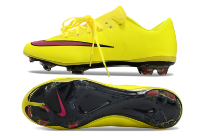 Nike Mercurial Vapor 10 FG Firm Ground Soccer Cleats - Yellow/Black/Red