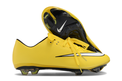 Nike Mercurial Vapor 10 FG Firm Ground Soccer Cleats - Yellow/White/Black