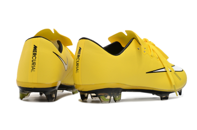 Nike Mercurial Vapor 10 FG Firm Ground Soccer Cleats - Yellow/White/Black