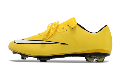 Nike Mercurial Vapor 10 FG Firm Ground Soccer Cleats - Yellow/White/Black
