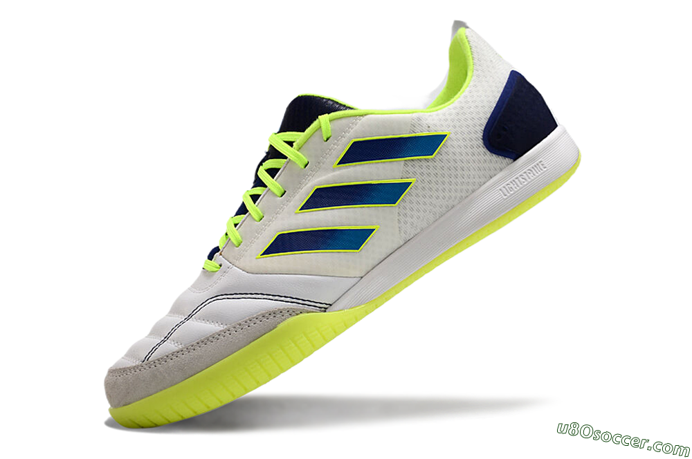 Adidas Top Sala Competition IC Indoor & Futsal Soccer Shoes - White/Blue/Yellow 5