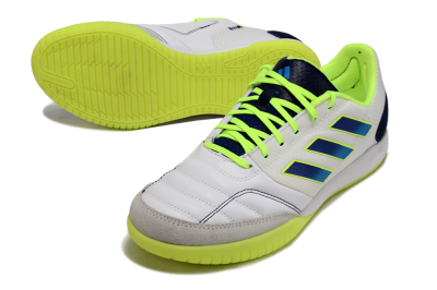 Adidas Top Sala Competition IC Indoor & Futsal Soccer Shoes - White/Blue/Yellow