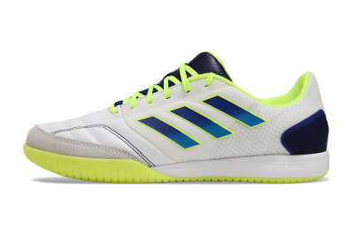 Adidas Top Sala Competition IC Indoor & Futsal Soccer Shoes - White/Blue/Yellow