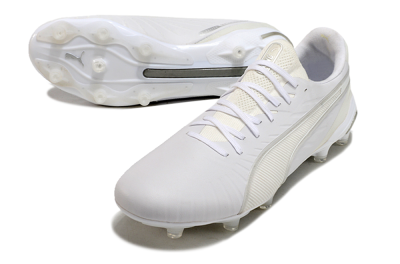 Puma Ultra Ultimate AG Artificial Grass Soccer Cleats - White/Beige