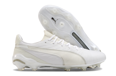 Puma Ultra Ultimate AG Artificial Grass Soccer Cleats - White/Beige