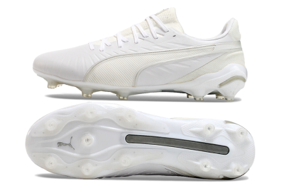 Puma Ultra Ultimate AG Artificial Grass Soccer Cleats - White/Beige