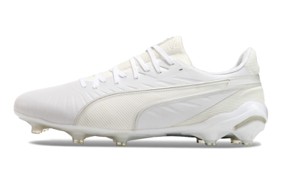 Puma Ultra Ultimate AG Artificial Grass Soccer Cleats - White/Beige