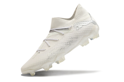 Puma Future 7 Ultimate FG Firm Ground Soccer Cleats - Beige/Silver