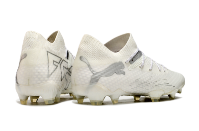 Puma Future 7 Ultimate FG Firm Ground Soccer Cleats - Beige/Silver