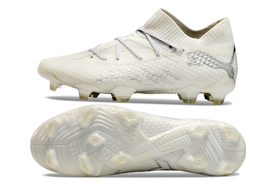 Puma Future 7 Ultimate FG Firm Ground Soccer Cleats - Beige/Silver