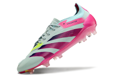 Adidas Predator Elite 24 FG Firm Ground Soccer Cleats - Jade/Purple/Pink