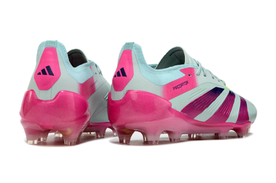 Adidas Predator Elite 24 FG Firm Ground Soccer Cleats - Jade/Purple/Pink
