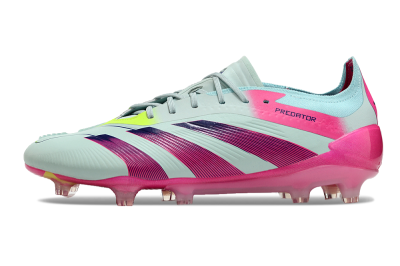 Adidas Predator Elite 24 FG Firm Ground Soccer Cleats - Jade/Purple/Pink