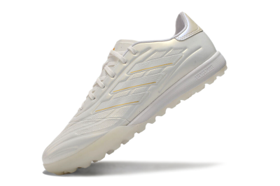 Adidas Copa Pure.3 TF Artificial Turf Soccer Shoes - White/Gold/Beige