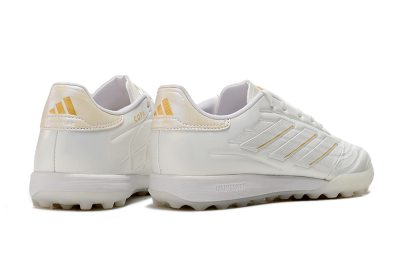 Adidas Copa Pure.3 TF Artificial Turf Soccer Shoes - White/Gold/Beige