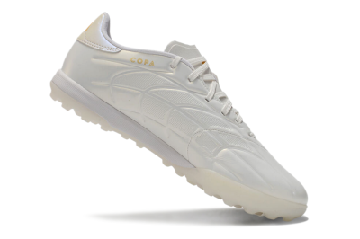Adidas Copa Pure.3 TF Artificial Turf Soccer Shoes - White/Gold/Beige