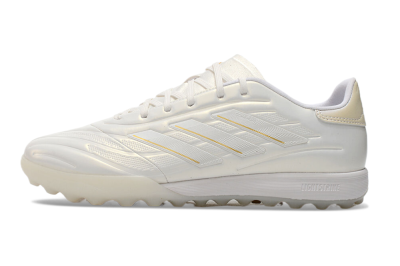 Adidas Copa Pure.3 TF Artificial Turf Soccer Shoes - White/Gold/Beige