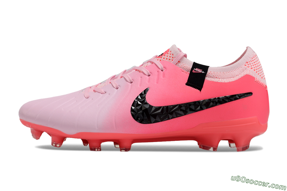 Nike Tiempo Legend 10 Elite AG Artificial Grass Soccer Shoes - Pink Foam/Black 2