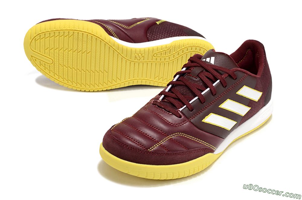 Adidas Top Sala IC Indoor & Futsal Soccer Shoes - Red/White/Yellow 3