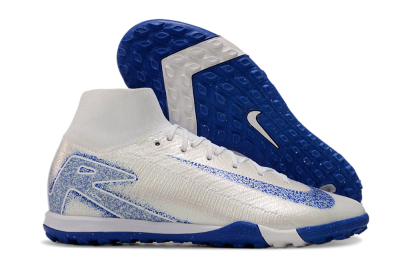 Nike Air Zoom Mercurial Superfly 10 Elite TF Artificial Turf Soccer Shoes - Beige/Blue