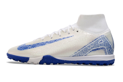Nike Air Zoom Mercurial Superfly 10 Elite TF Artificial Turf Soccer Shoes - Beige/Blue